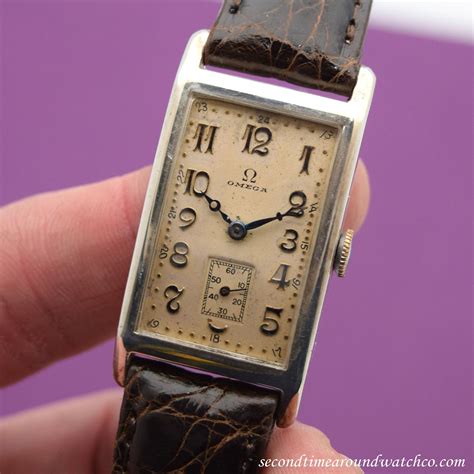 omega vintage rectangular watches